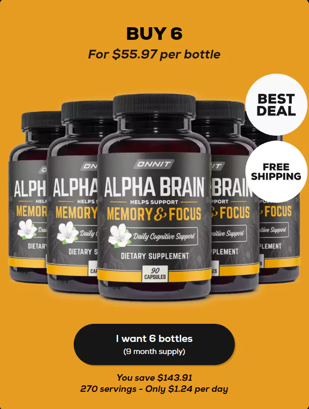 Alpha Brain Bottle